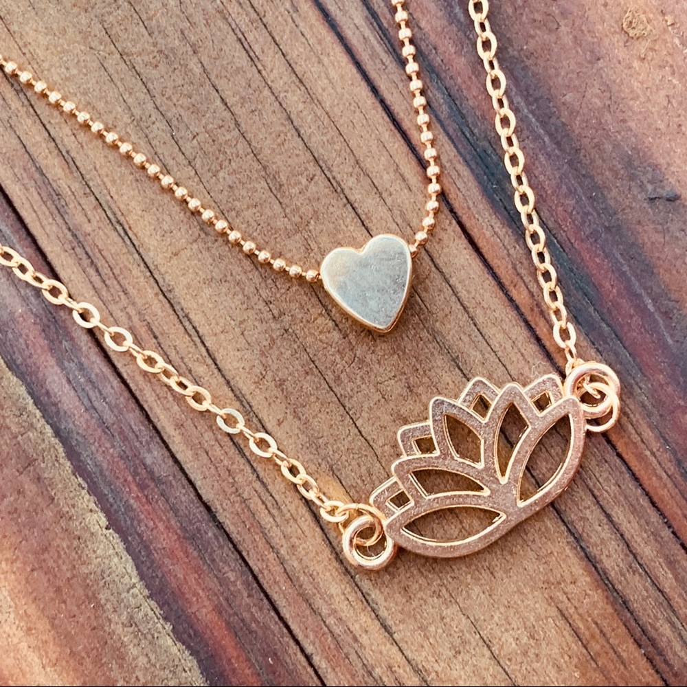 LOTUS ♡ GOLD Layered Bracelet GIFT SET - Picture 4 of 7